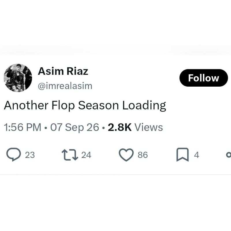 Asim Riaz ने 'बिग बॉस 20' को कहा फ्लॉप? (फोटो क्रेडिट- इंस्टाग्राम)