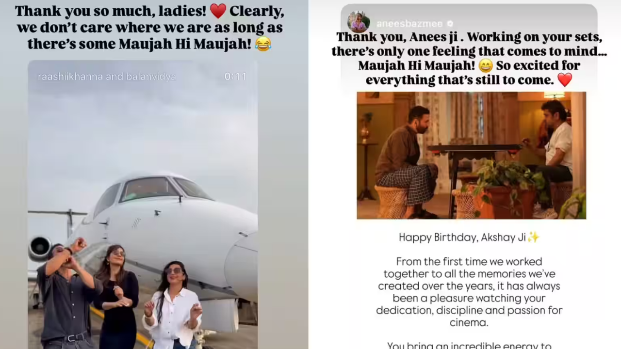 Maujah Hi Maujah होगा Akshay Kumar-Anees Bazmee की कॉमेडी मूवी का नाम!!