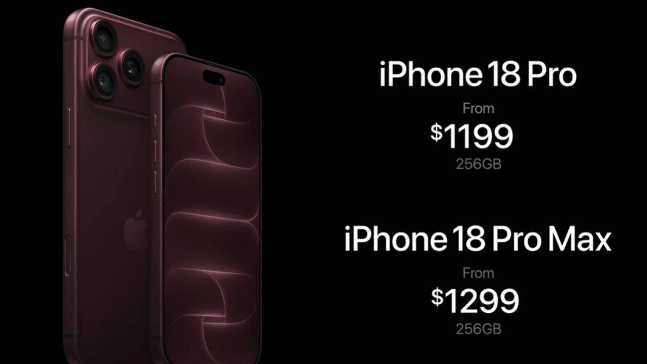 iPhone 18 Pro and iPhone 18 Pro Max price