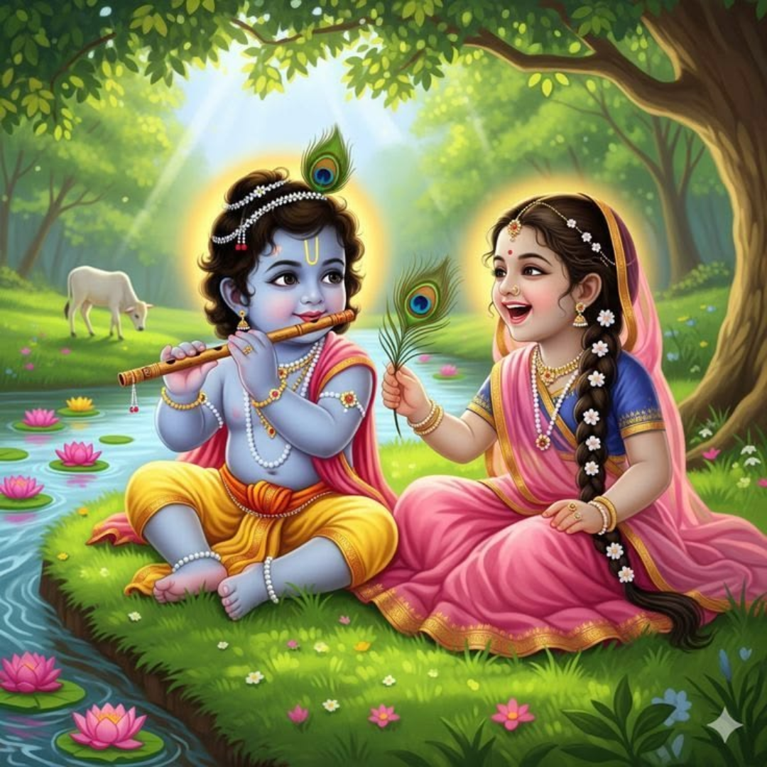 ​राधा कृष्ण का रूप​