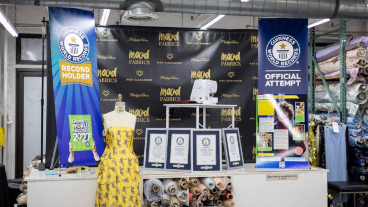 max alexander youngest textile line created Guinness world record