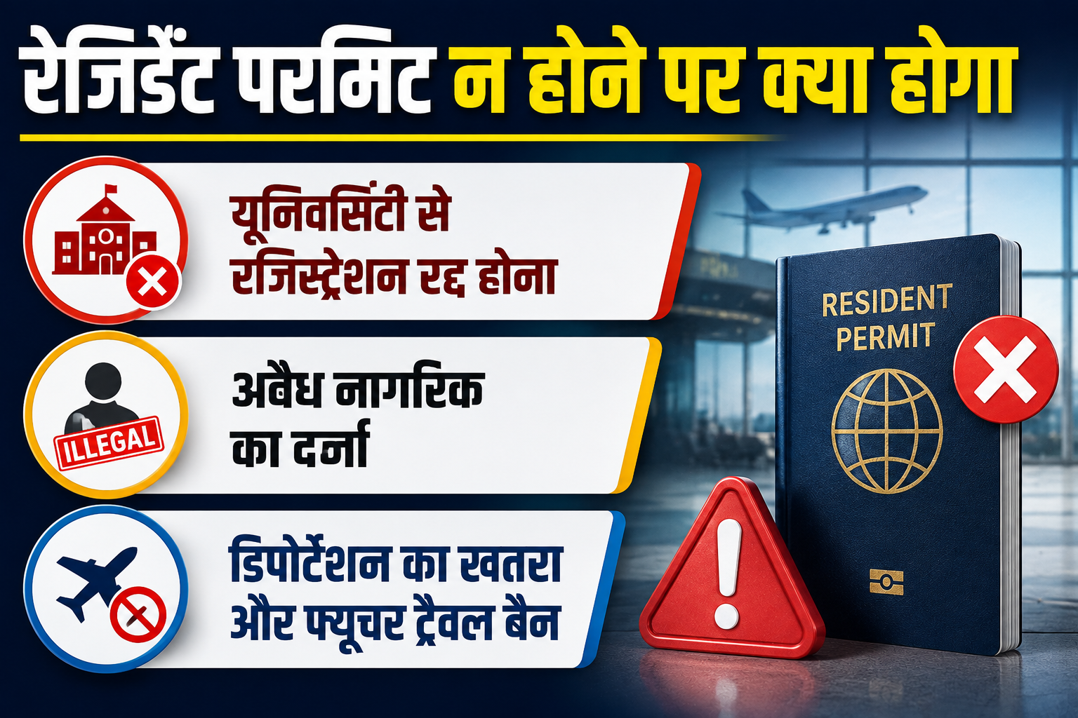 विदेश में पढ़ाई के लिए क्यों जरूरी है Residence Permit