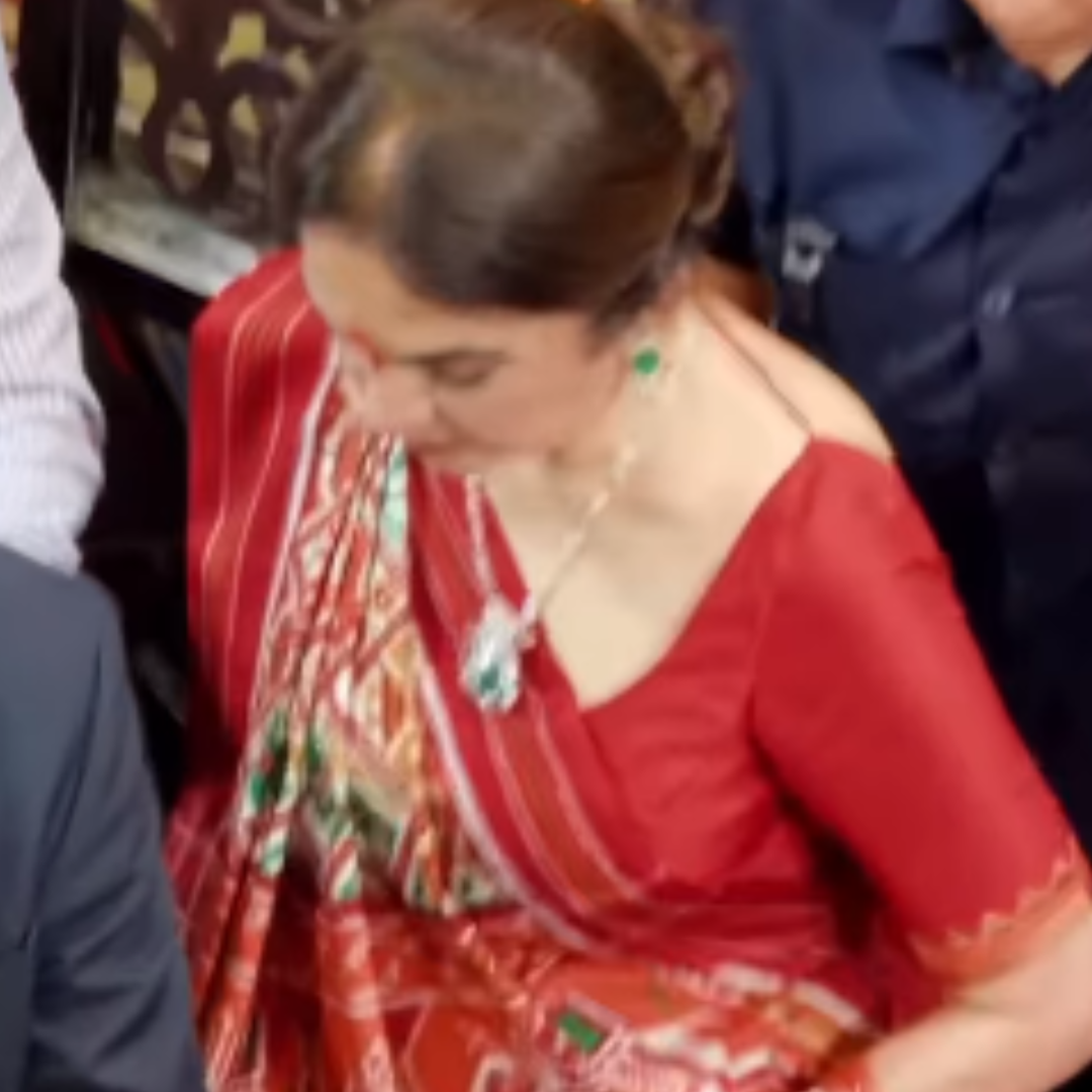 लाल पटोला साड़ी 