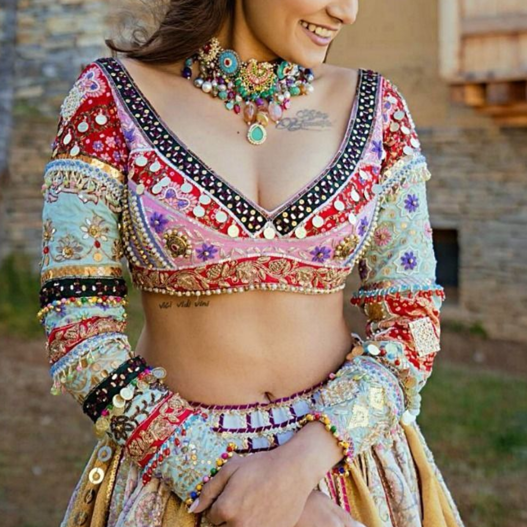 फुल स्लीव्स ब्लाउज