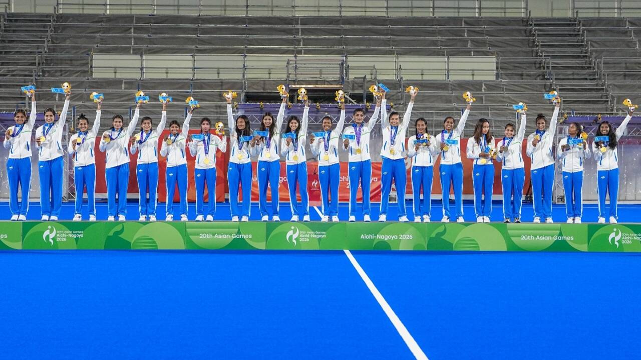 Indian Women’s Hockey Team Gold Medal