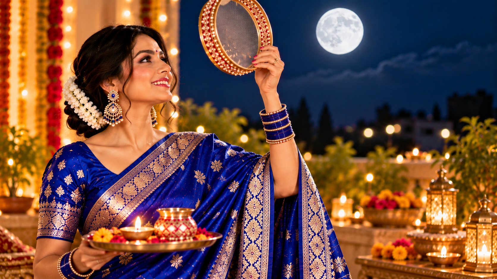 रॉयल ब्लू कलर सच में रॉयल कलर लगता है (AI Image)