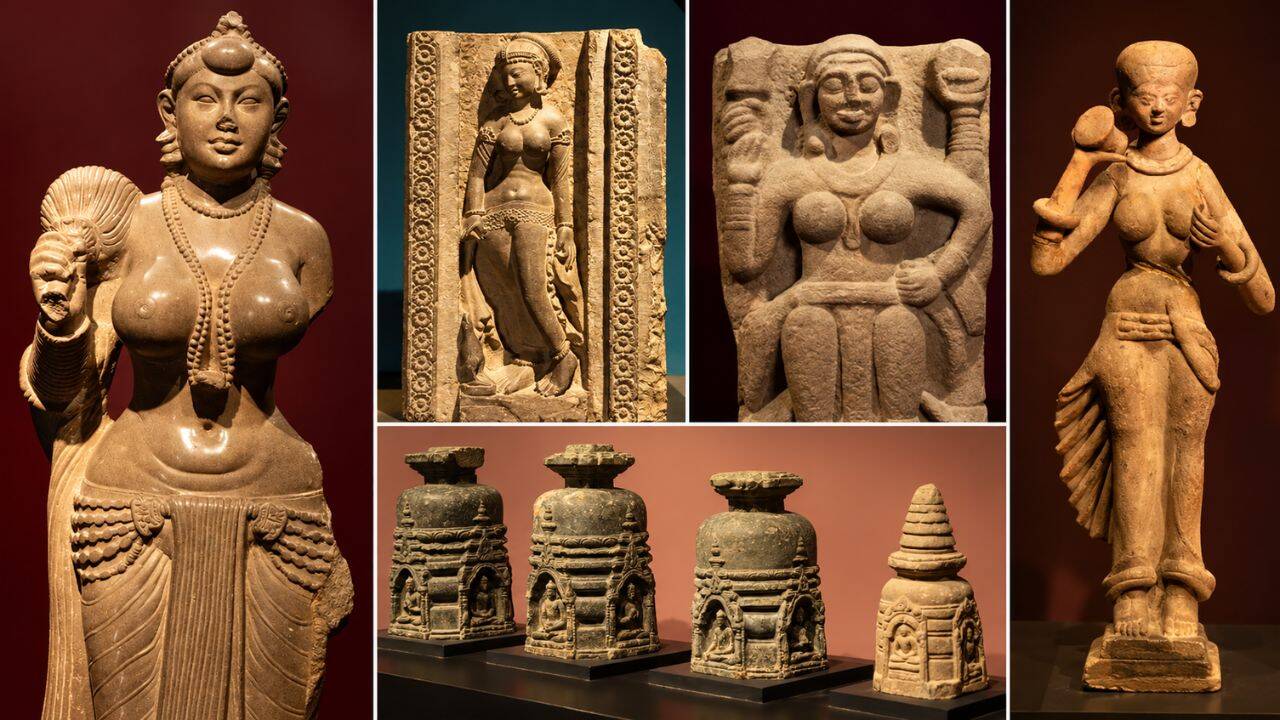 यहां रखी है सदियों पुरानी यक्षी की मूर्ति