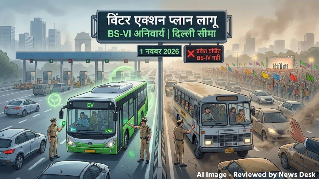 दिल्ली में बीएस-3 और बीएस-4 वाहनों की एंट्री रहेगी बंद