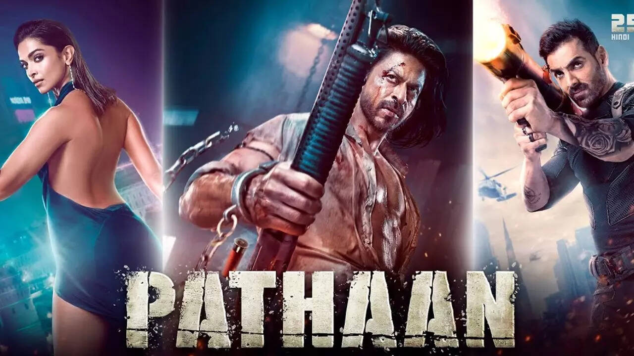 Shah Rukh Khan Deepika Padukone and John Abraham Pathaan Official ...