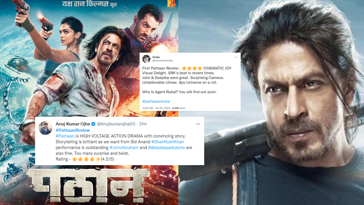Pathaan Twitter Review: shah rukh khan deepika paducone and john ...