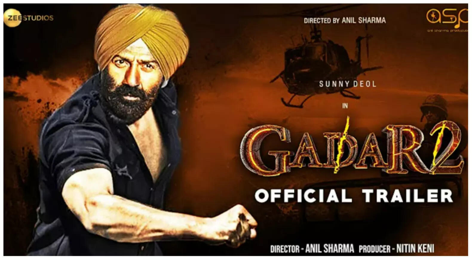 Gadar 2 Trailer release - सनी पाजी की गदर 2 का ट्रेलर हुआ रिलीज | Times ...