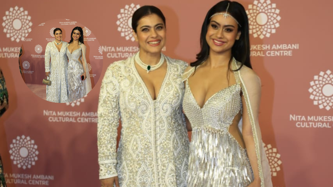NMACC Day 2 Nyada Devgn ने झटका मां Kajol का हाथ देखें PICS
