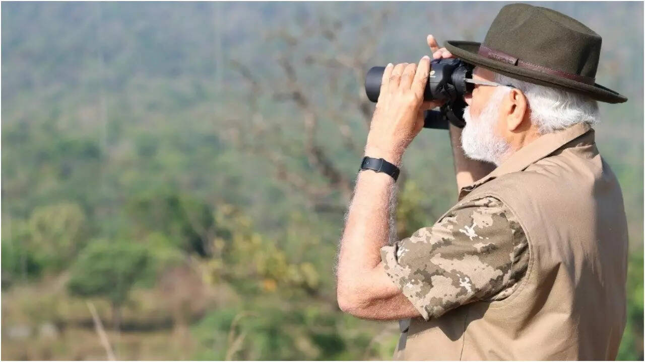 प्रोजेक्ट टाइगर के मेगा इवेंट में पहुंचे हैं मोदी 