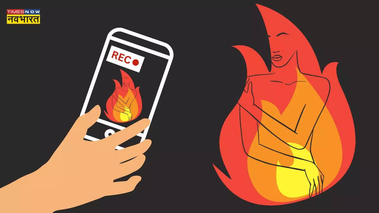 woman body burning