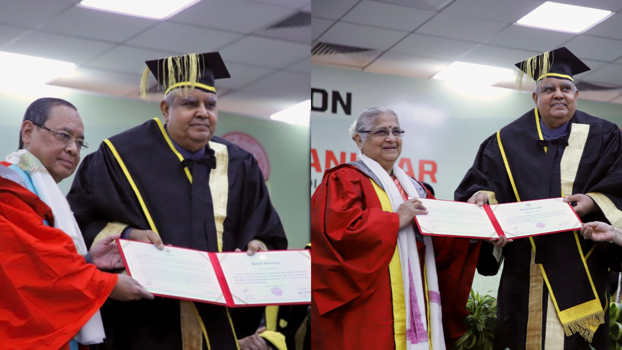 Jagdeep Dhankar, Punjab University Convocation, Sudha Murthy