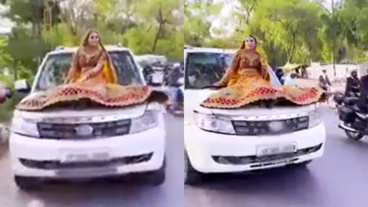 Bride Shoot On Car Bonnet Viral Video