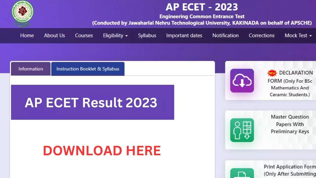 AP ECET Result 2023