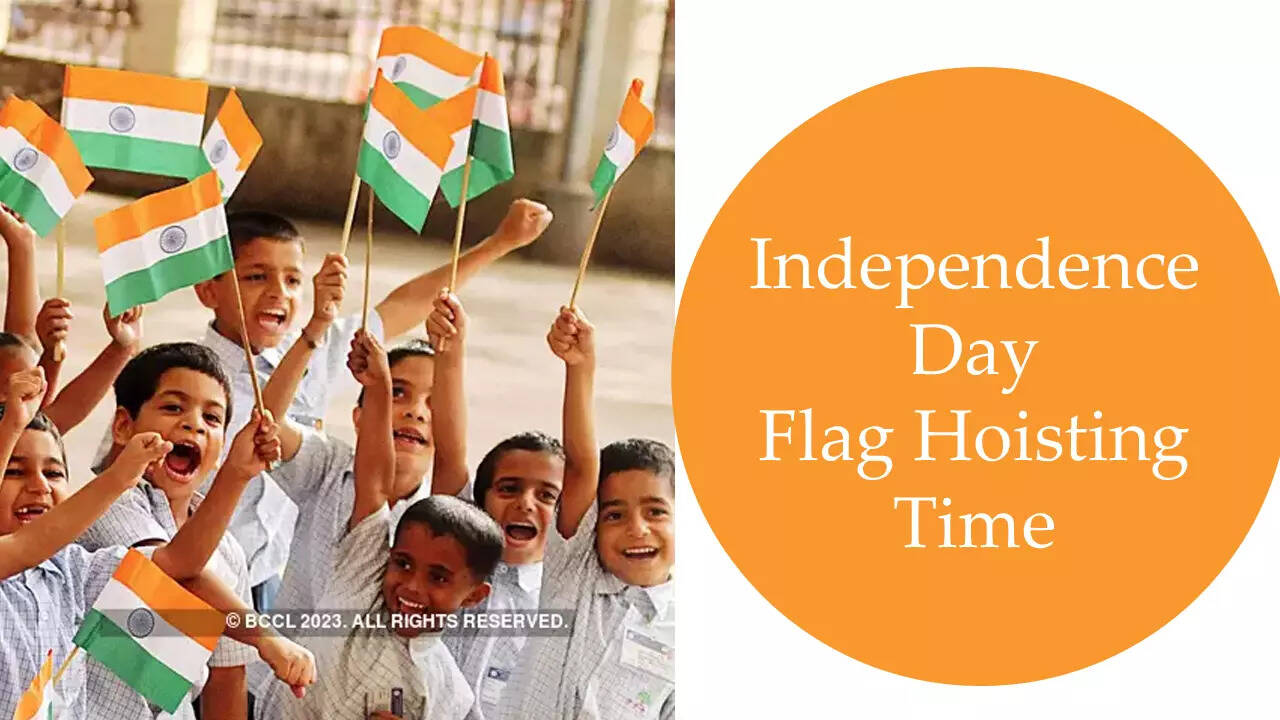 Independence Day Flag Hoisting Time