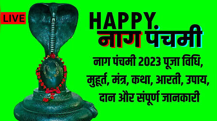 Nag Panchami 2023 Puja Vidhi, Muhurat, Prasad: नाग पंचमी पूजा विधि, मंत्र, कथा, आरती, उपाय संपूर्ण जानकारी यहां