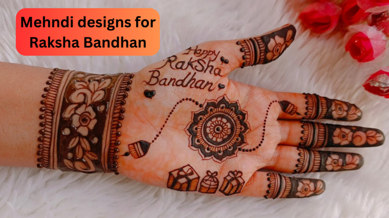 Mehndi designs for Raksha Bandhan, Rakhi ki mehndi, Latest mehndi designs