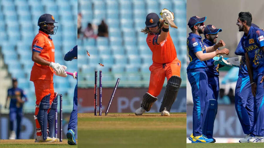 SL vs NED Live Score यूं नीदरलैंड की टीम के बल्लेबाज हुए फुस्स