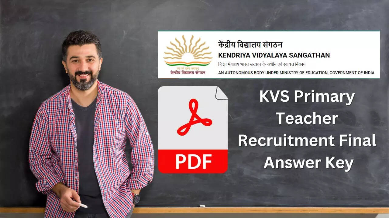 KVS Primary Teacher Recruitment Final Answer Key