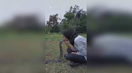Viral VIDEO: सांप के साथ लिप-लॉक कर रही थी लड़की, फिर जो हुआ उस पर नहीं होगा यकीन