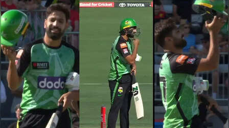 Big Bash League 2023: बिना पैड बल्लेबाजी करने क्रीज पर आए हारिस राउफ, फिर क्या हुआ देखें Video
