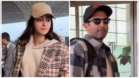 Aditya Roy Kapur संग नए साल का जश्न मनाने निकलीं Ananya Panday, एयरपोर्ट पर स्पॉट हुआ कपल