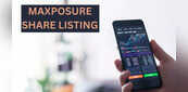 Maxposure IPO Listing Latest Updates: मैक्सपोजर के शेयर की 145 रु पर हुई शुरुआत, 33 रु था IPO का रेट, लिस्टिंग पर 4 गुना कर दिया पैसा