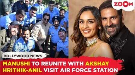 दोबारा ऑनस्क्रीन पर छाने आ रहे हैं Akshay kumar और Manushi Chhillar, एयरफोर्स स्टेशन पहुंचे अनिल कपूर और अक्षय कुमार
