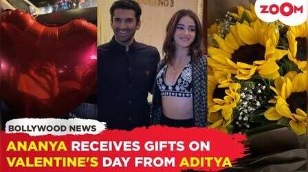 Valentine's Day पर बॉयफ्रेंड आदित्य रॉय कपूर ने भेजा अनन्या पांडे को गिफ्ट, एक्ट्रेस ने शेयर की फोटो