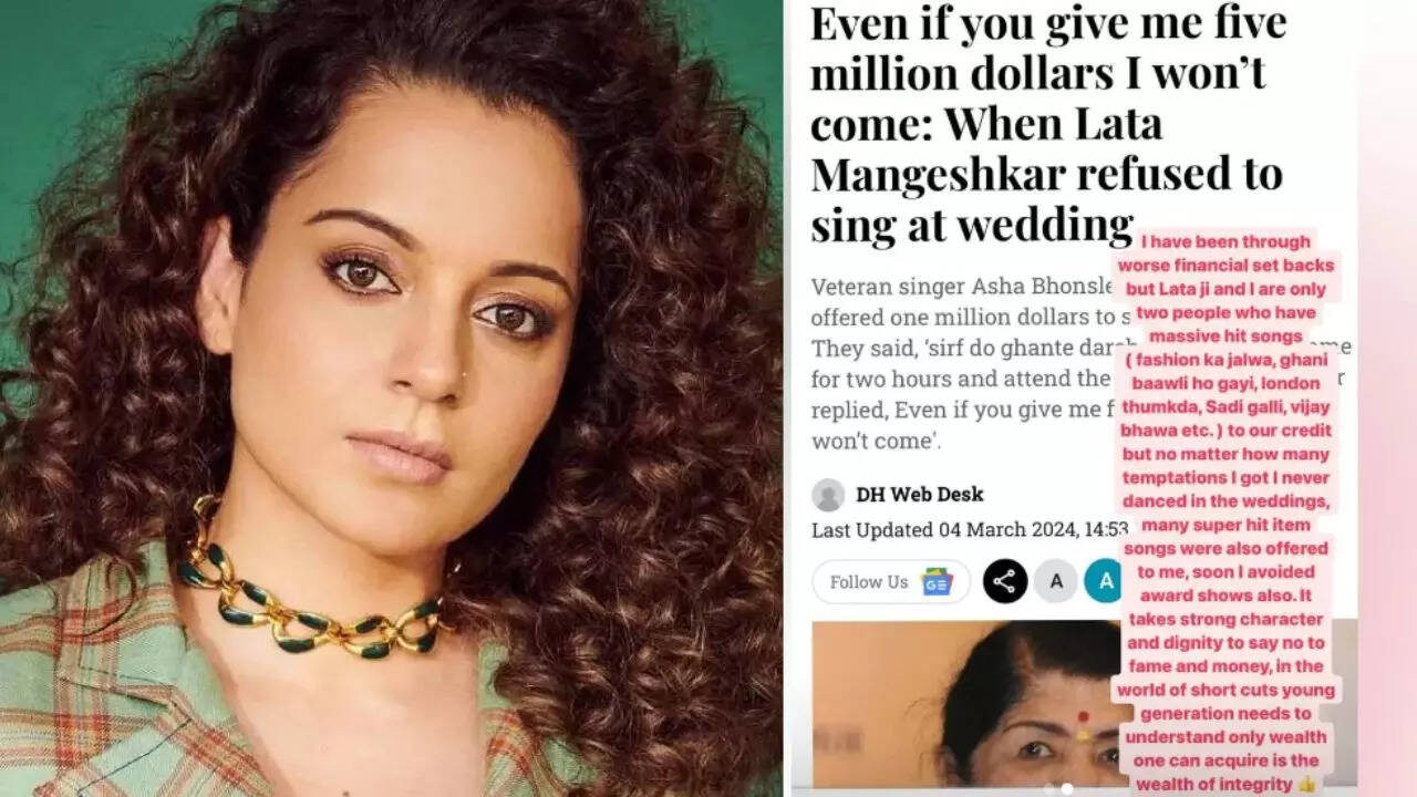 Kangana Ranaut Comment on Radhika-Anant Pre Wedding