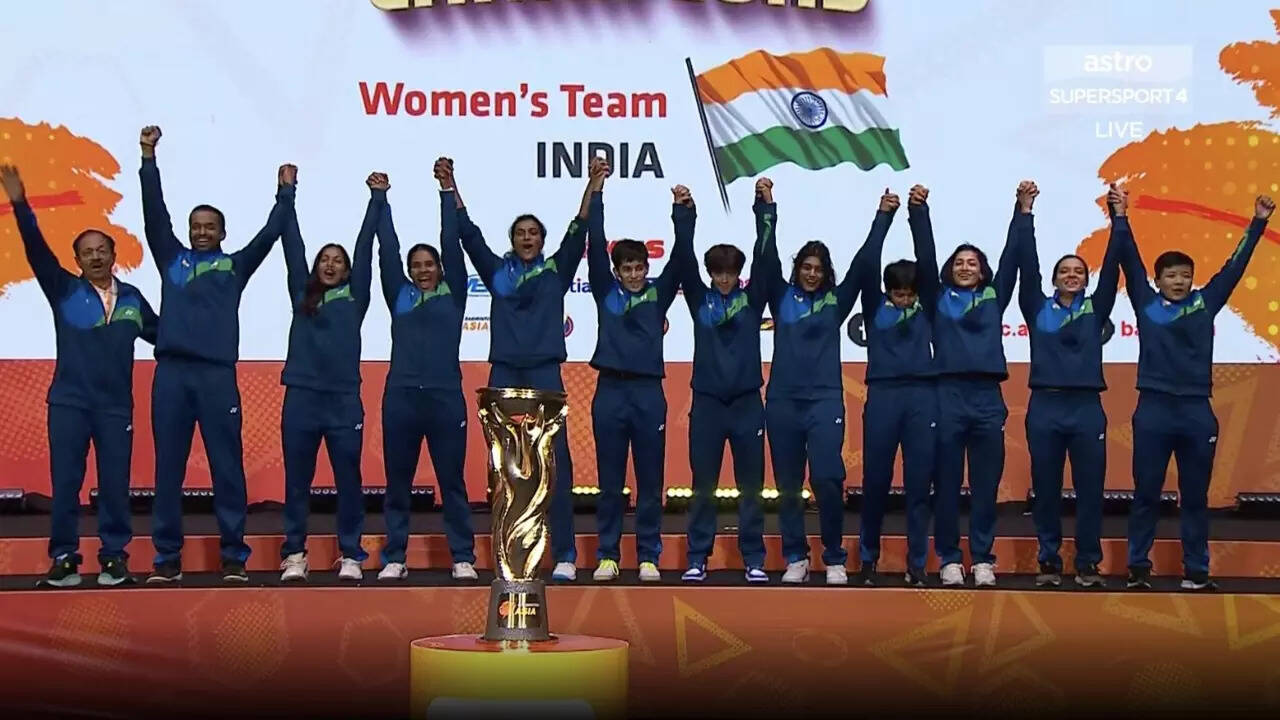 Asian Team Championships winners Indian team