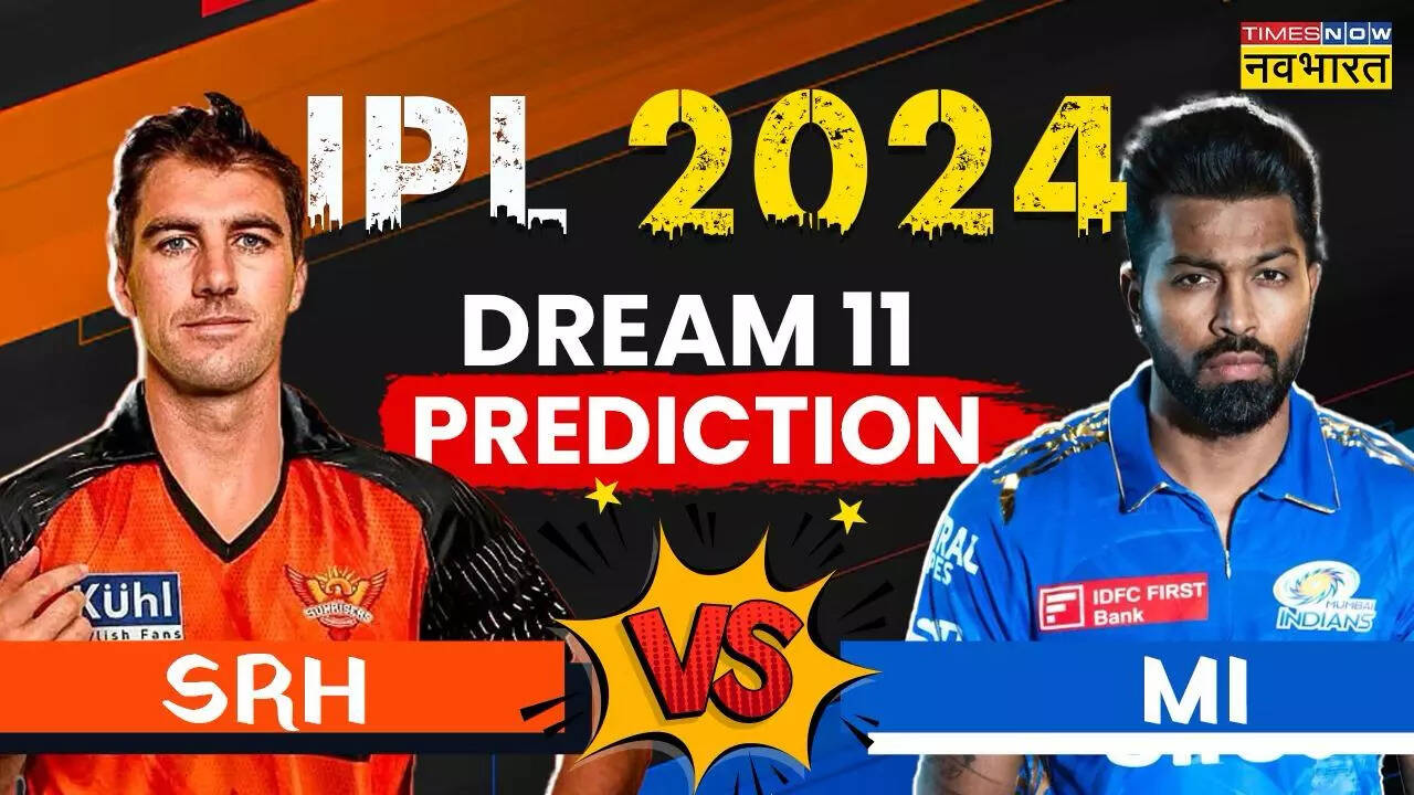 SRH VS MI Dream11 Prediction, SRH VS MI, SRH VS MI dream11, SRH VS MI dream 11 prediction, SRH VS MI Match Live, SRH VS MI News, SRH VS MI Updates, SRH VS MI Latest Updates, SRH VS MI Dream11 Fantasy Tips, Dream11 Latest News, Sunrisers Hyderabad vs Mumbai Indians live match, Sunrisers Hyderabad vs Mumbai Indians match information, Sunrisers Hyderabad vs Mumbai Indians info, Sunrisers Hyderabad vs Mumbai Indians match details, Sunrisers Hyderabad vs Mumbai Indians Live Match, SRH vs MI, SRH vs MI Live Match, SRH vs MI Live match online, Dream11 Latest, SRH vs MI Dream11 Prediction Captain and Vice-Captain, SRH vs MI Dream11 Prediction Backups, SRH vs MI Dream11 Prediction Picks, SRH vs MI dream11 prediction, SRH vs MI dream11 prediction, SRH vs MI Test dream11 prediction, SRH vs MI dream11 prediction, dream11 prediction, SRH vs MI dream11 team prediction,