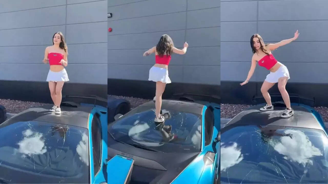 Ferrari Windshield Broken Video