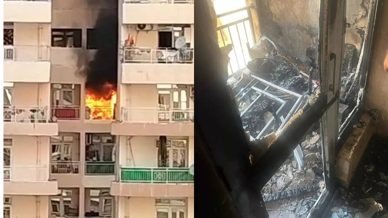 Greater Noida west fire