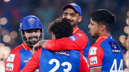 दिल्ली-गुजरात मैच में दिल्ली बनी विजेता