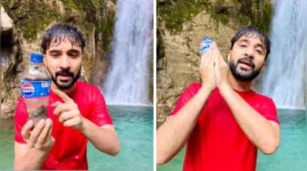 VIDEO: वॉटरफॉल में कचरा देख गुस्‍से से लाल हुए कोरियोग्राफर Raghav Juyal, लोगों को दे डाली ये नसीहत