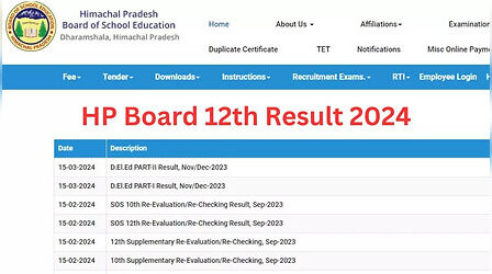 HPBOSE HP Board 12th Result 2024: आज इस समय घोषित होगा हिमाचल प्रदेश बोर्ड 12वीं का रिजल्ट, देखें टॉपर्स की लिस्ट