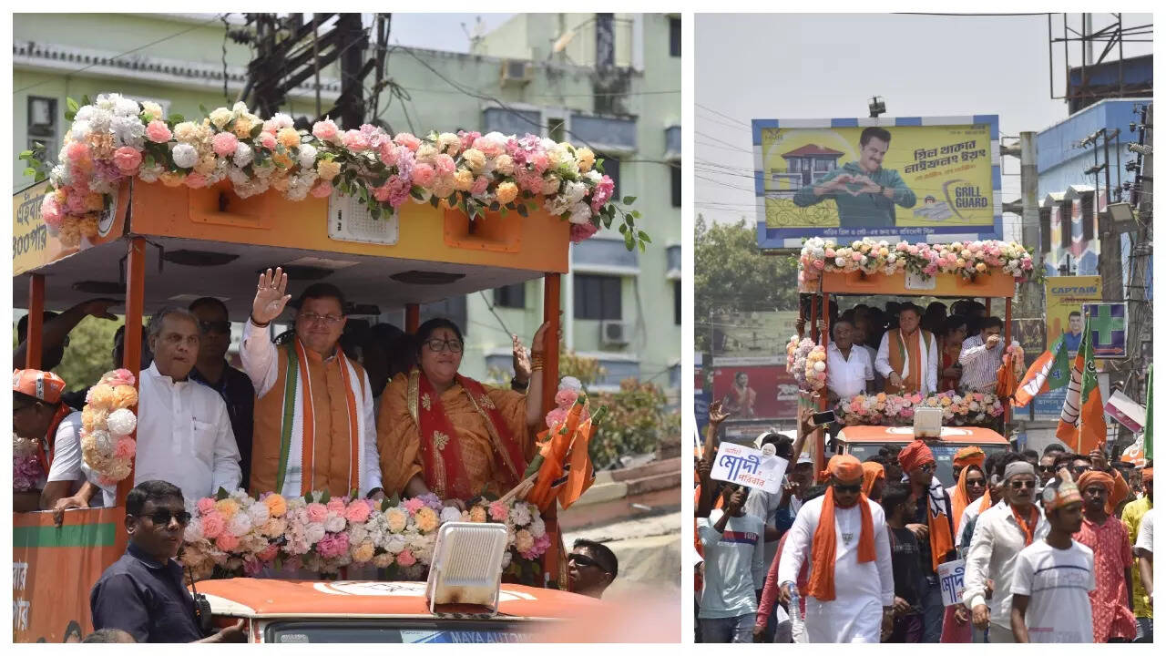 Uttarakhand cm pushkar dhami in west bengal