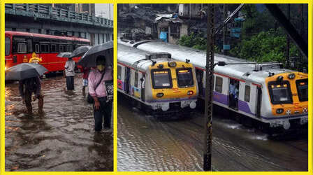 Mumbai Rain: मुंबई में तेज बारिश से लोकल ट्रेन और मुंबई मेट्रो प्रभावित, CSMIA से उड़ान संचालन पर भी असर