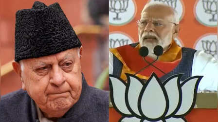 PM मोदी पर फारूक अब्दुल्ला का बेहद विवादित बयान, बोले-'पत्नी को संभाल नहीं पाए, अकेले ही रहोगे'