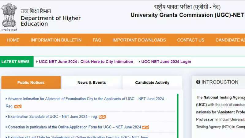UGC Net Admit Card 2024 Date