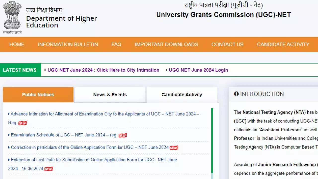 UGC NET Admit Card 2024 June, UGC NET Admit Card 2024 June Download