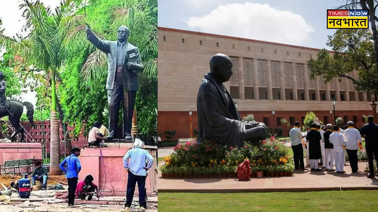 Congress Criticised Modi Sarkar Over Shifting Of Statues