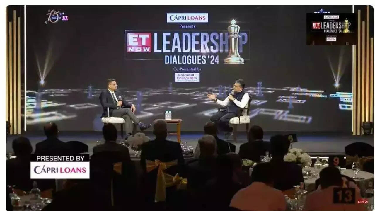 Ashish Kumar Chauhan at ET NOW Leadership Dialogues 2024