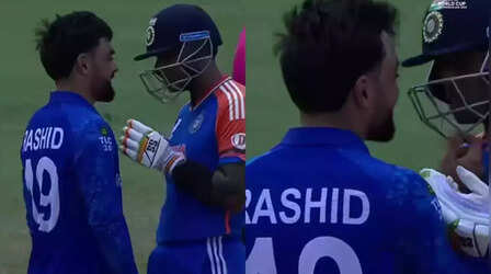 Video: सूर्या के आगे राशिद खान ने घुटने टेके, छक्के-चौके देख करने लगे 'रहम' की अपील!