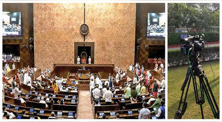 Parliament Coverage: संसद की कवरेज के लिए मीडिया पर लगे प्रतिबंध हटाए जाएं एडिटर्स गिल्ड का बिरला, धनखड़ से आग्रह