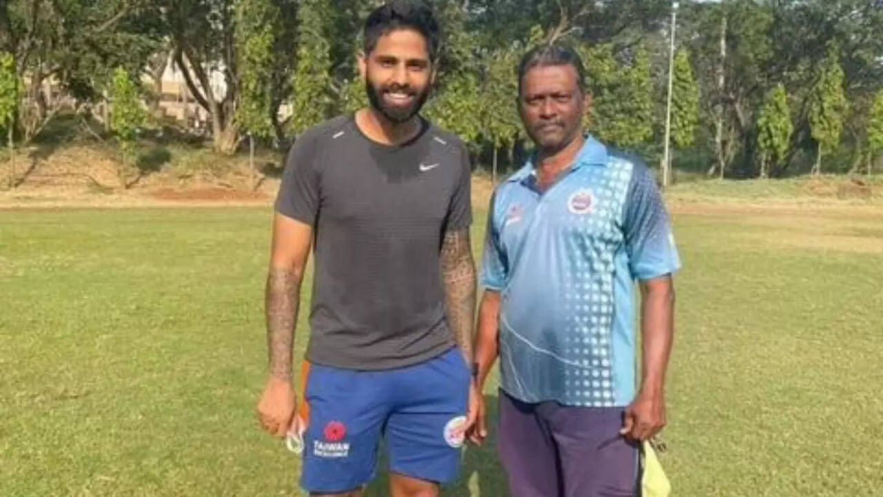 Suryakumar Yadav childhood coach ashok aswalkar